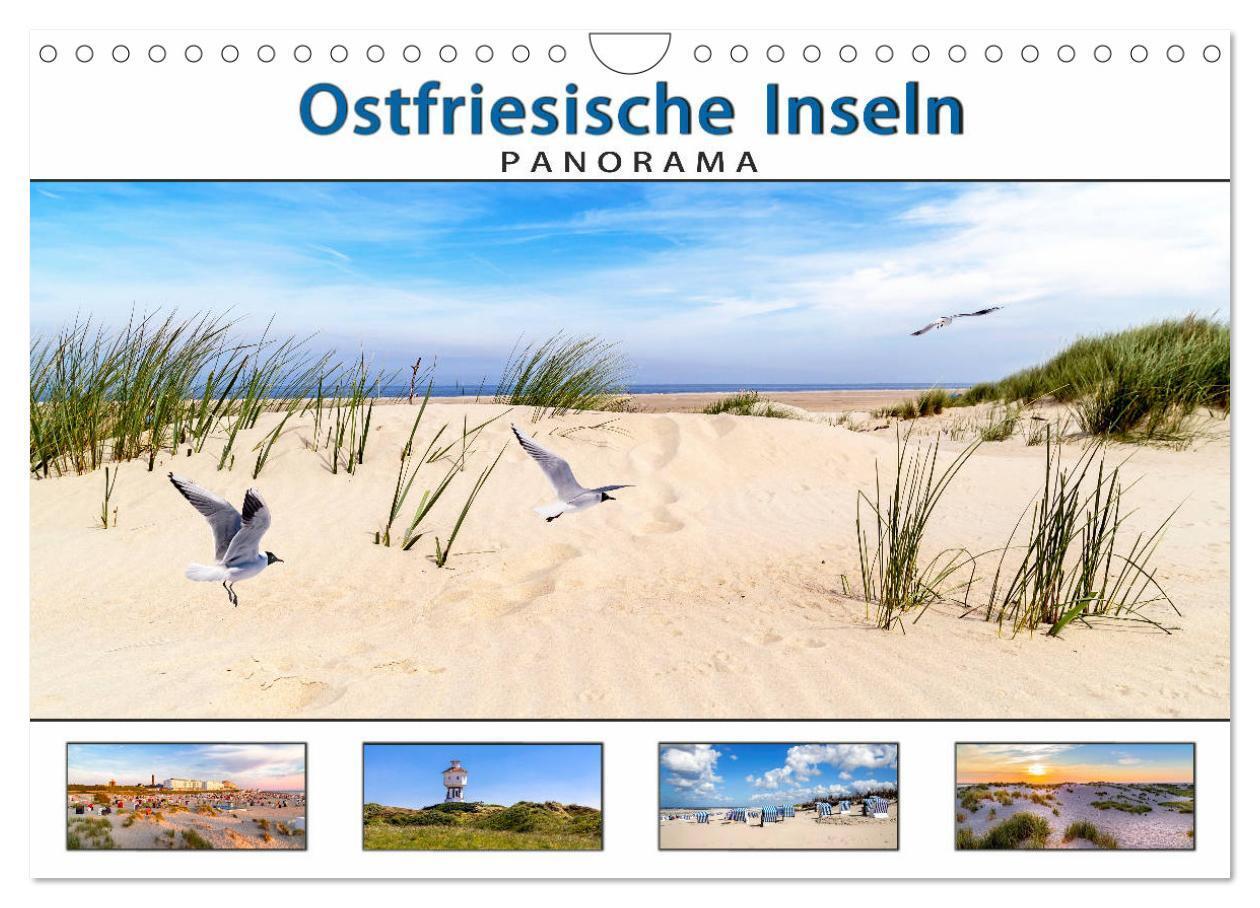 Cover: 9783383270765 | PANORAMA - Ostfriesische Inseln (Wandkalender 2024 DIN A4 quer),...