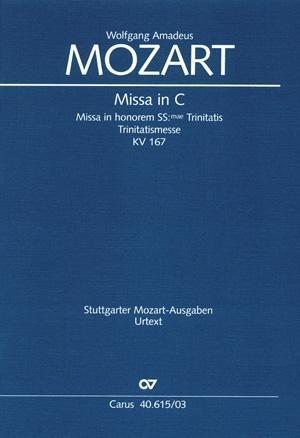 Cover: 9790007088477 | Missa in C (Klavierauszug) | Trinitatismesse KV 167,1773 | Mozart