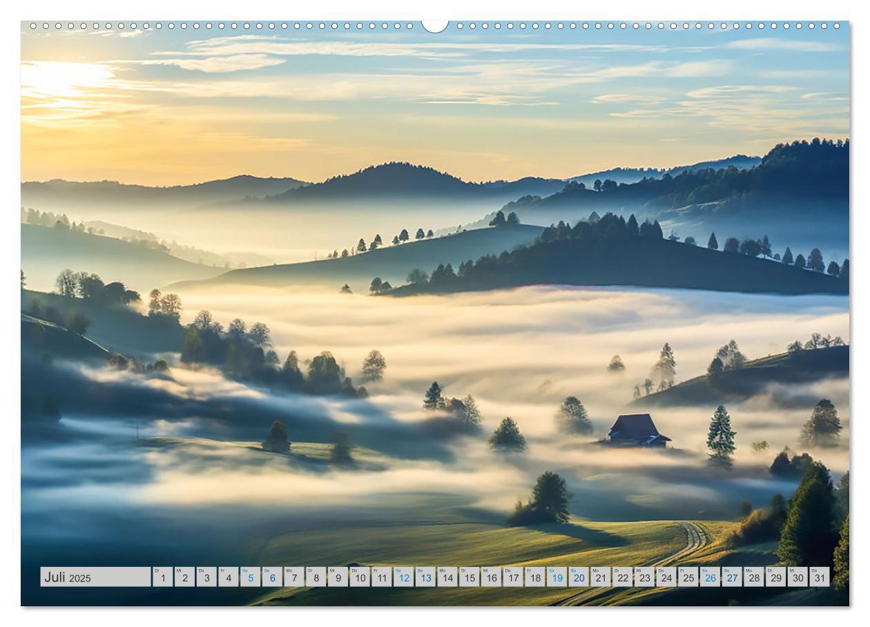 Bild: 9783383838255 | Magische Nebelmomente (Wandkalender 2025 DIN A2 quer), CALVENDO...