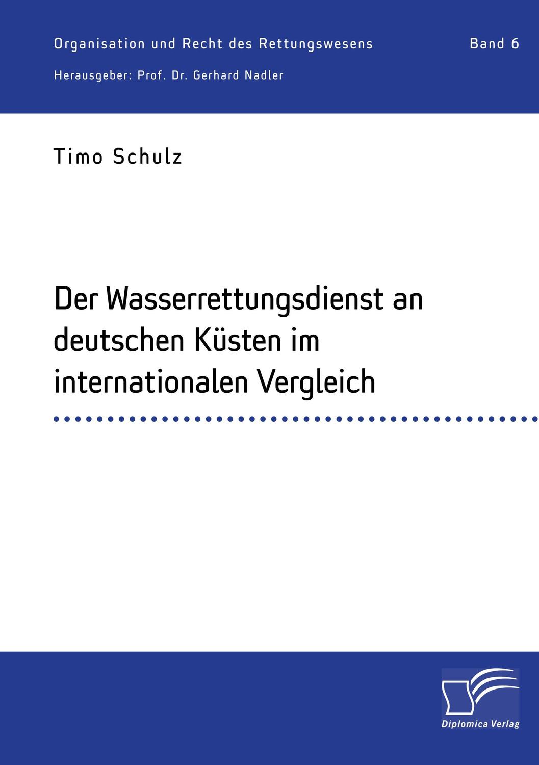 Cover: 9783961467495 | Der Wasserrettungsdienst an deutschen Küsten im internationalen...