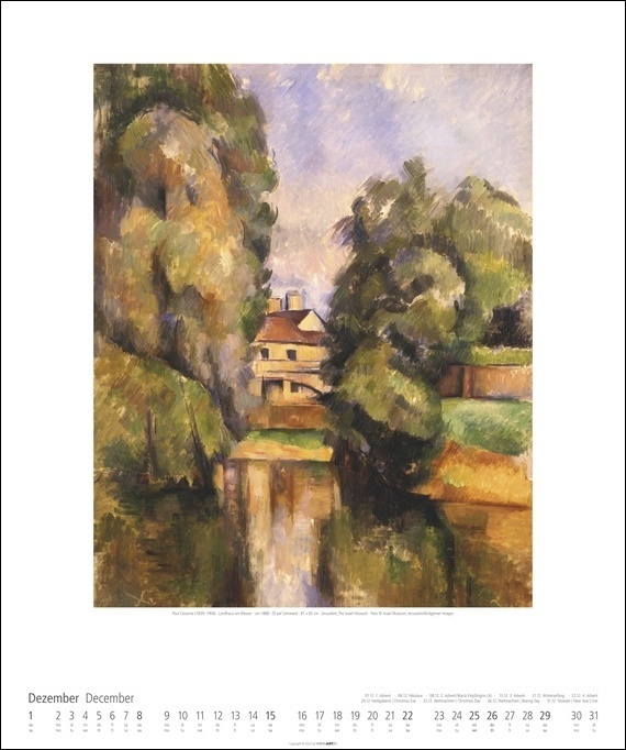 Bild: 9783840085277 | Paul Cézanne Kalender 2024. Kunstvoller Wandkalender mit...