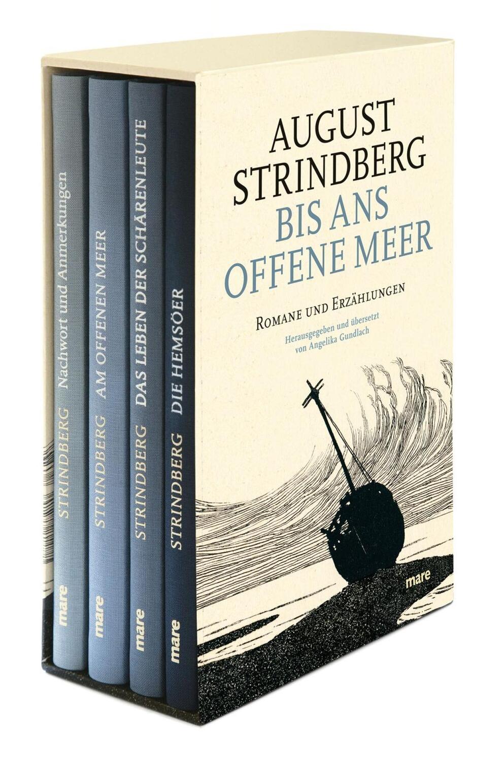 Cover: 9783866481510 | Bis ans offene Meer. 4 Bände | Romane und Erzählungen | Strindberg