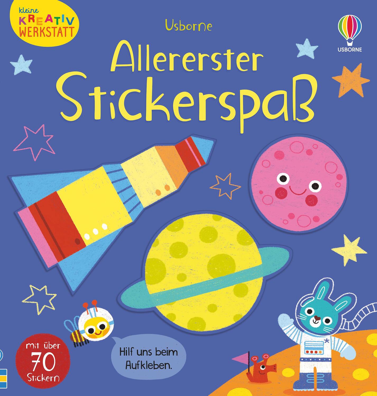 Cover: 9781789416381 | Kleine Kreativ-Werkstatt: Allererster Stickerspaß | Oldham (u. a.)