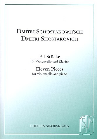 Cover: 9790003068558 | 11 Stuckefur Violoncello Und Klavier | Dimitri Shostakovich | Buch