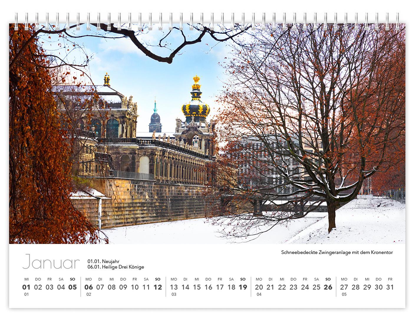 Bild: 9783910680791 | Kalender Dresden Elbflorenz kompakt 2025 | K4 Verlag (u. a.) | Deutsch