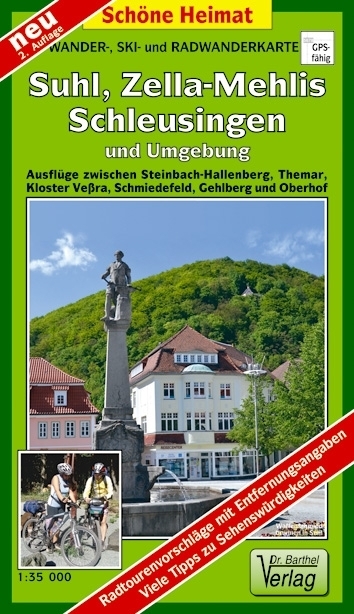 Cover: 9783895911415 | Doktor Barthel Karte Suhl, Zella-Mehlis und Umgebung | (Land-)Karte