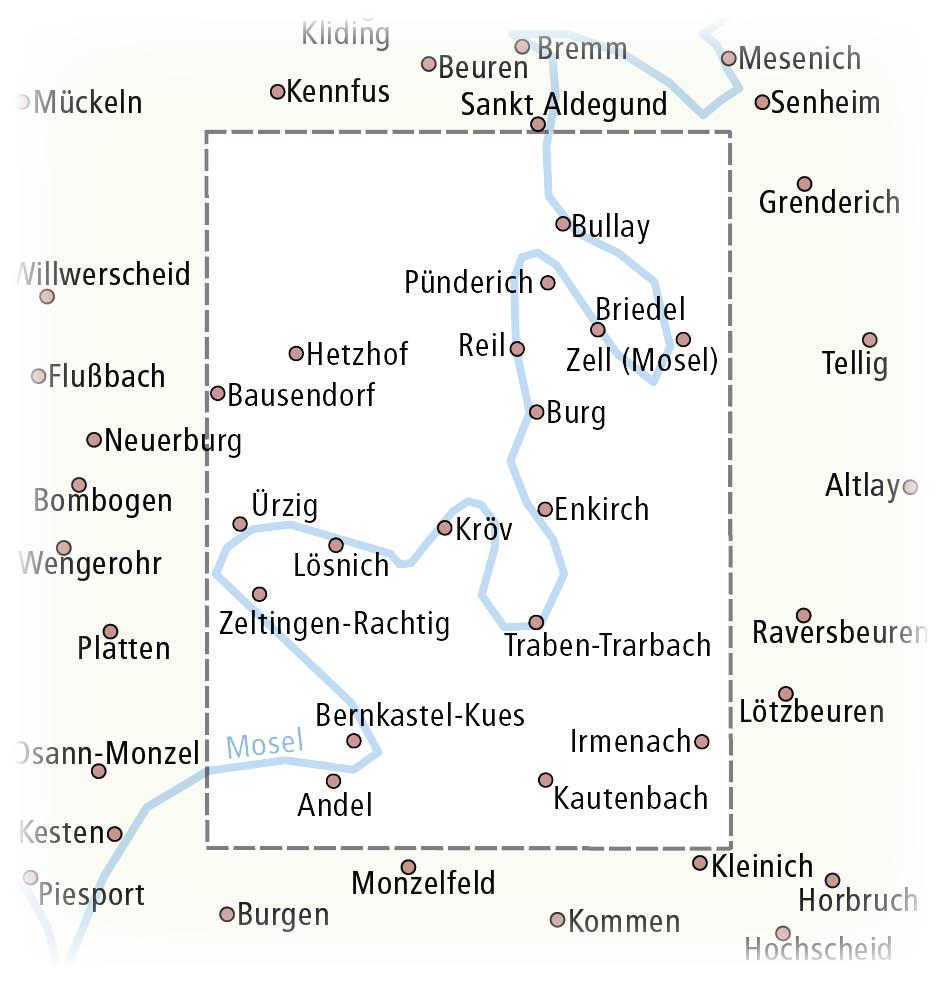 Bild: 9783747300794 | Mittelmosel, Bernkastel-Kues - Traben-Trarbach - Kröv 1 : 25 000
