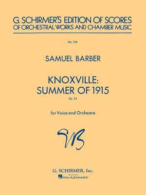 Cover: 9780793540815 | Knoxville: Summer of 1915: Study Score No. 153 | Taschenbuch | 1986