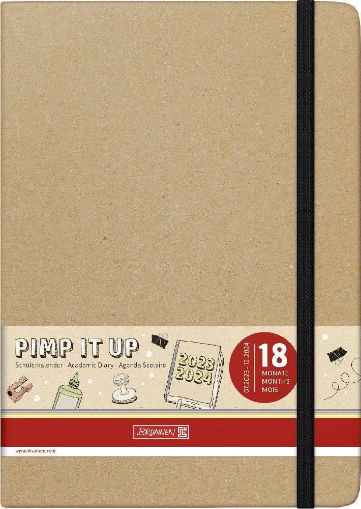 Bild: 4061947103441 | Schülerkalender 2023/2024 Pimp it up!, A5, Hardcover-Einband mit...