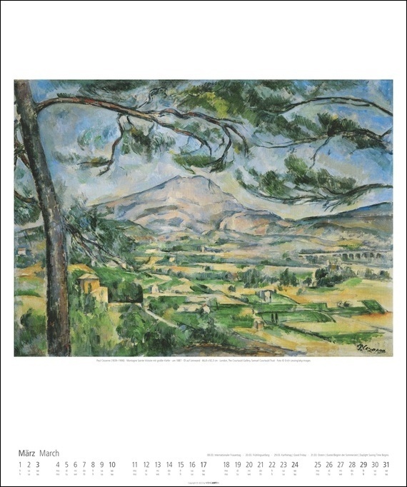 Bild: 9783840085277 | Paul Cézanne Kalender 2024. Kunstvoller Wandkalender mit...