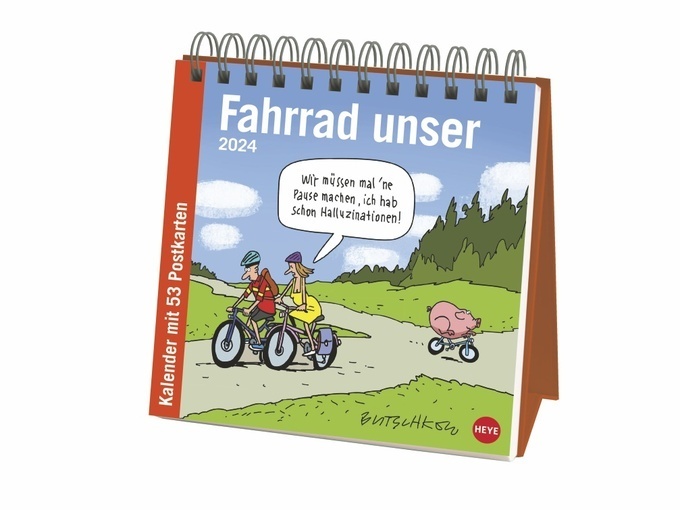 Cover: 9783756402502 | Butschkow: Fahrrad unser Premium-Postkartenkalender 2024. Kleiner...