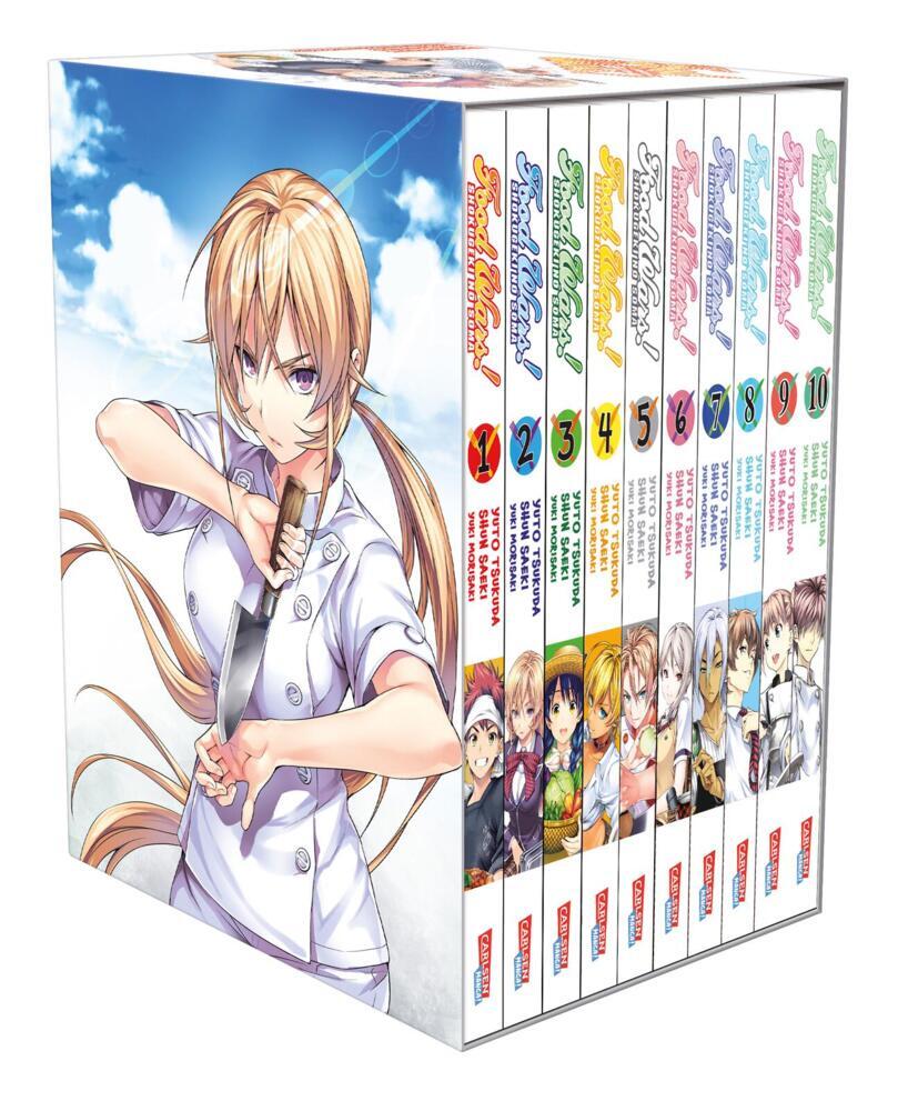 Cover: 9783551777560 | Food Wars - Shokugeki No Soma, Bände 1-10 im Sammelschuber mit Extra