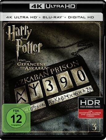 Cover: 5051890309099 | Harry Potter und der Gefangene von Askaban 4K, 1 UHD-Blu-ray | Blu-ray