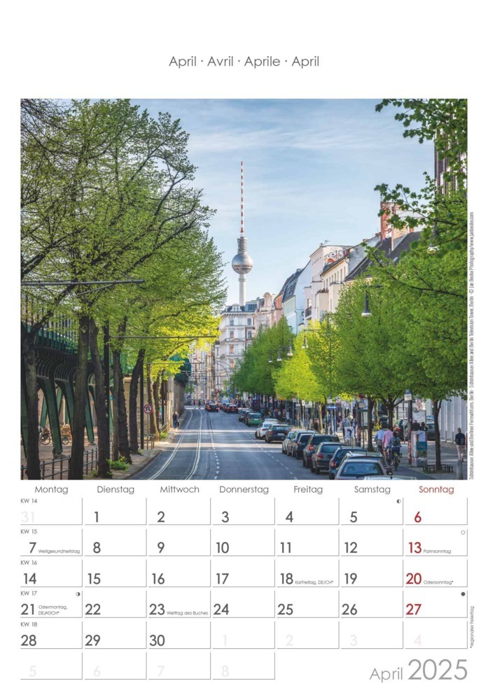 Bild: 4251732341176 | Alpha Edition - Berlin &amp; Brandenburg 2025 Bildkalender, 23,7x34cm,...