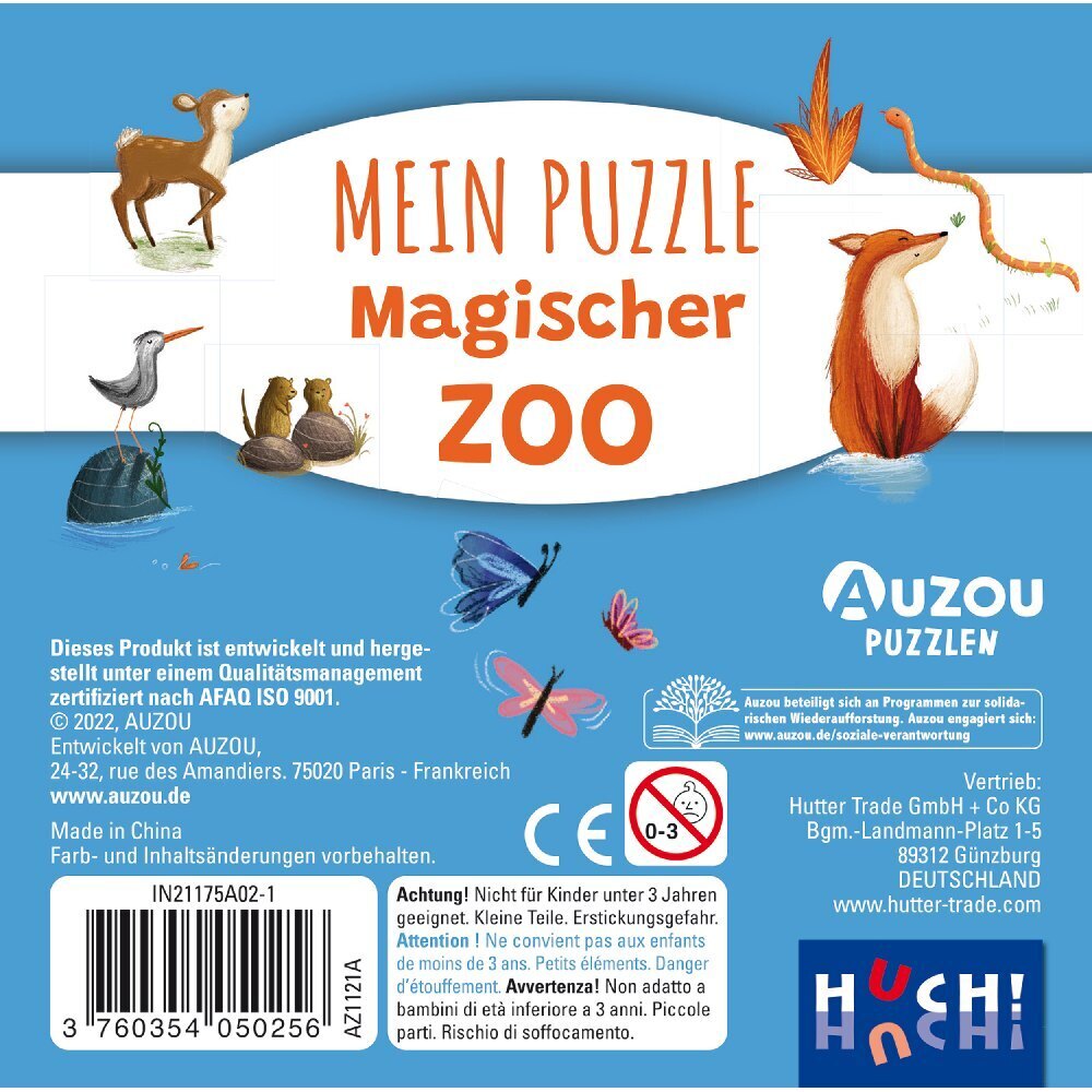 Bild: 3760354050256 | Mein Puzzle - Magischer Zoo | Wo die Pilze wachsen | Lucy Fleming
