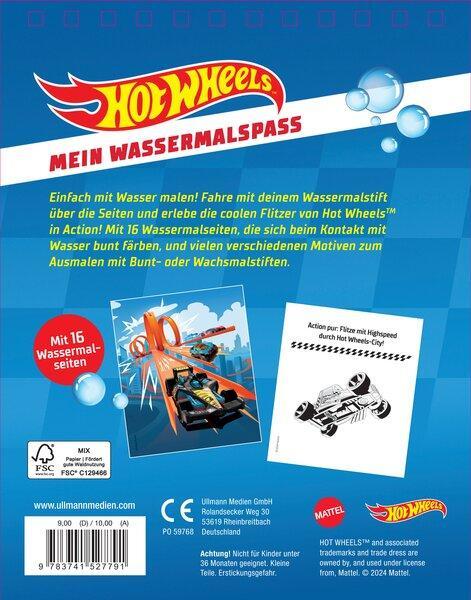 Rückseite: 9783741527791 | Mein Wassermalspaß - Hot Wheels | Buch | 32 S. | Deutsch | 2024