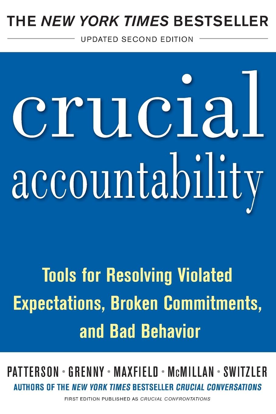 Cover: 9780071829311 | CRUCIAL ACCOUNTABILITY | TOOLS FOR RESOLV | Patterson | Taschenbuch