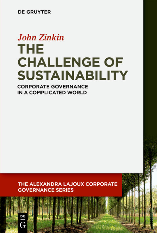 Cover: 9783110670400 | The Challenge of Sustainability | John Zinkin | Taschenbuch | XXIII