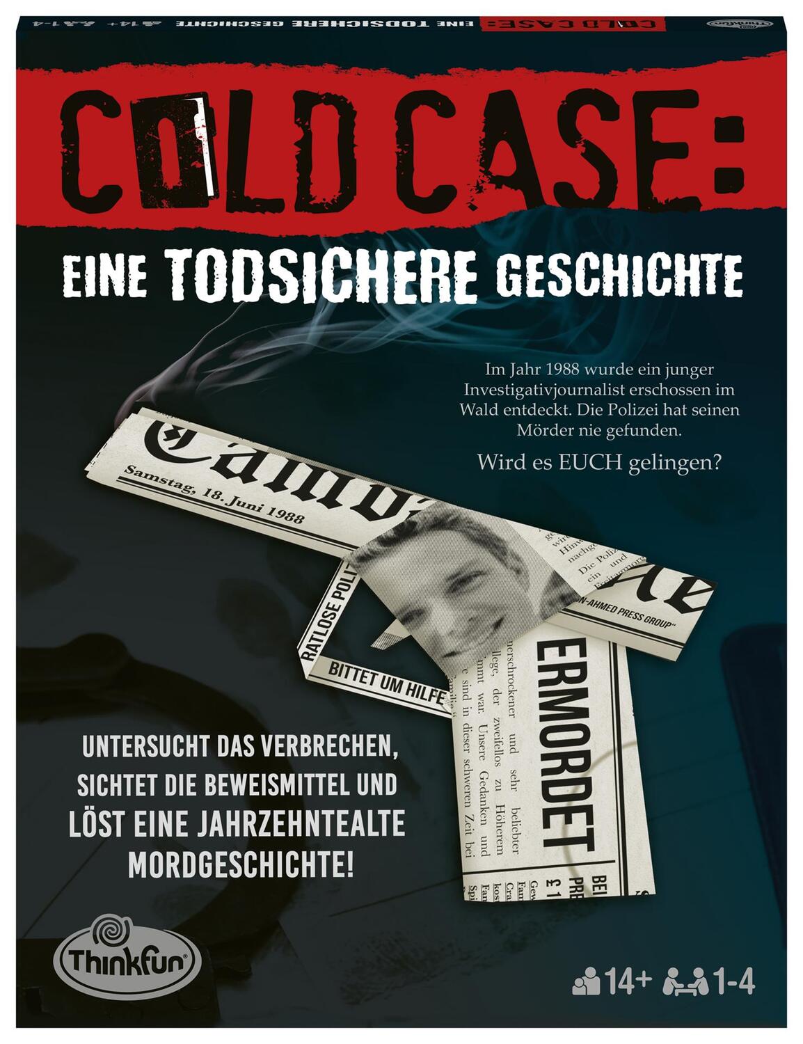Cover: 4005556764648 | ThinkFun - 76464 - Cold Case: Eine todsicher Geschichte. Der Krimi...