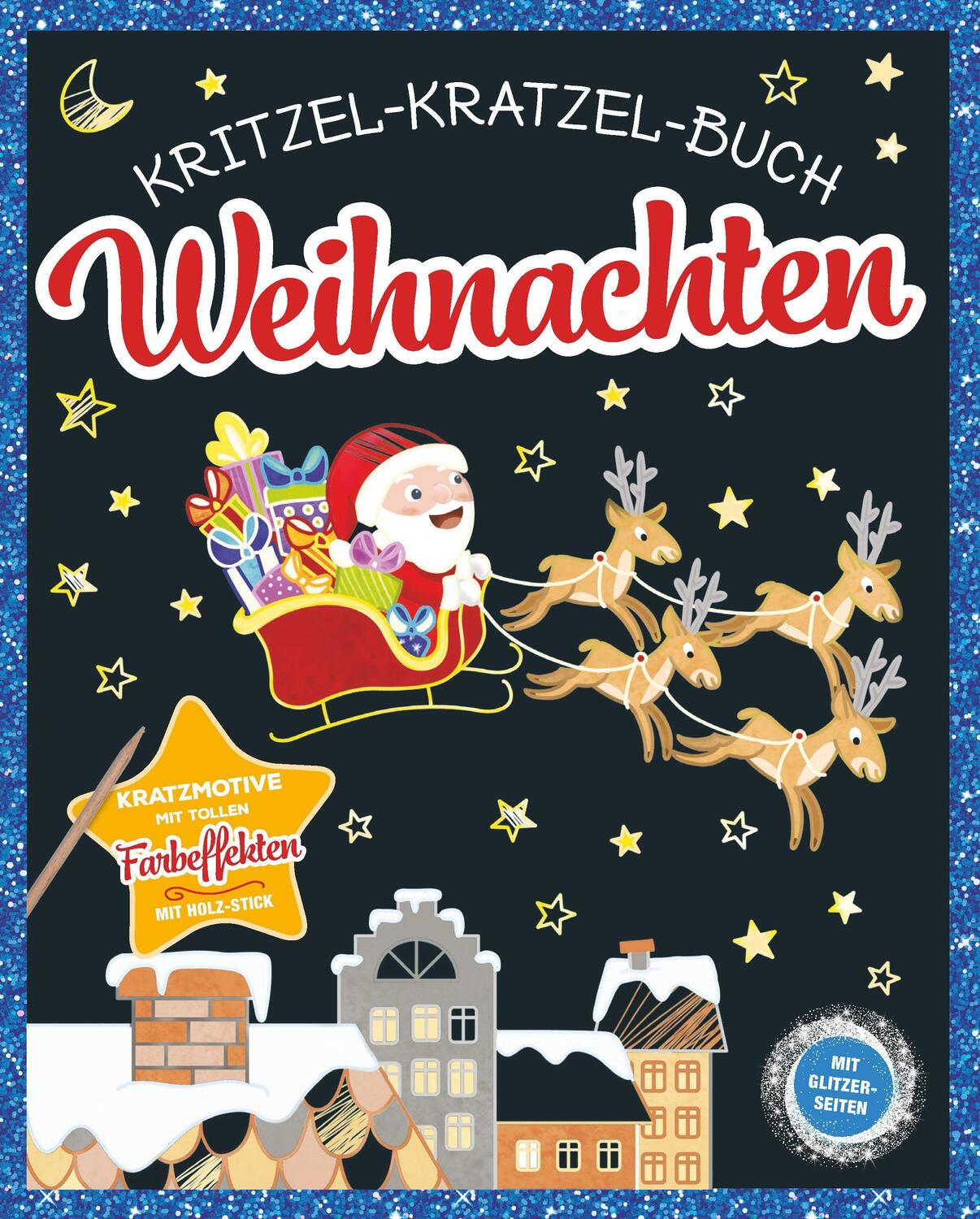 Cover: 9783849941307 | Kritzel-Kratzel-Buch Weihnachten. Für Kinder ab 5 Jahren | Taschenbuch