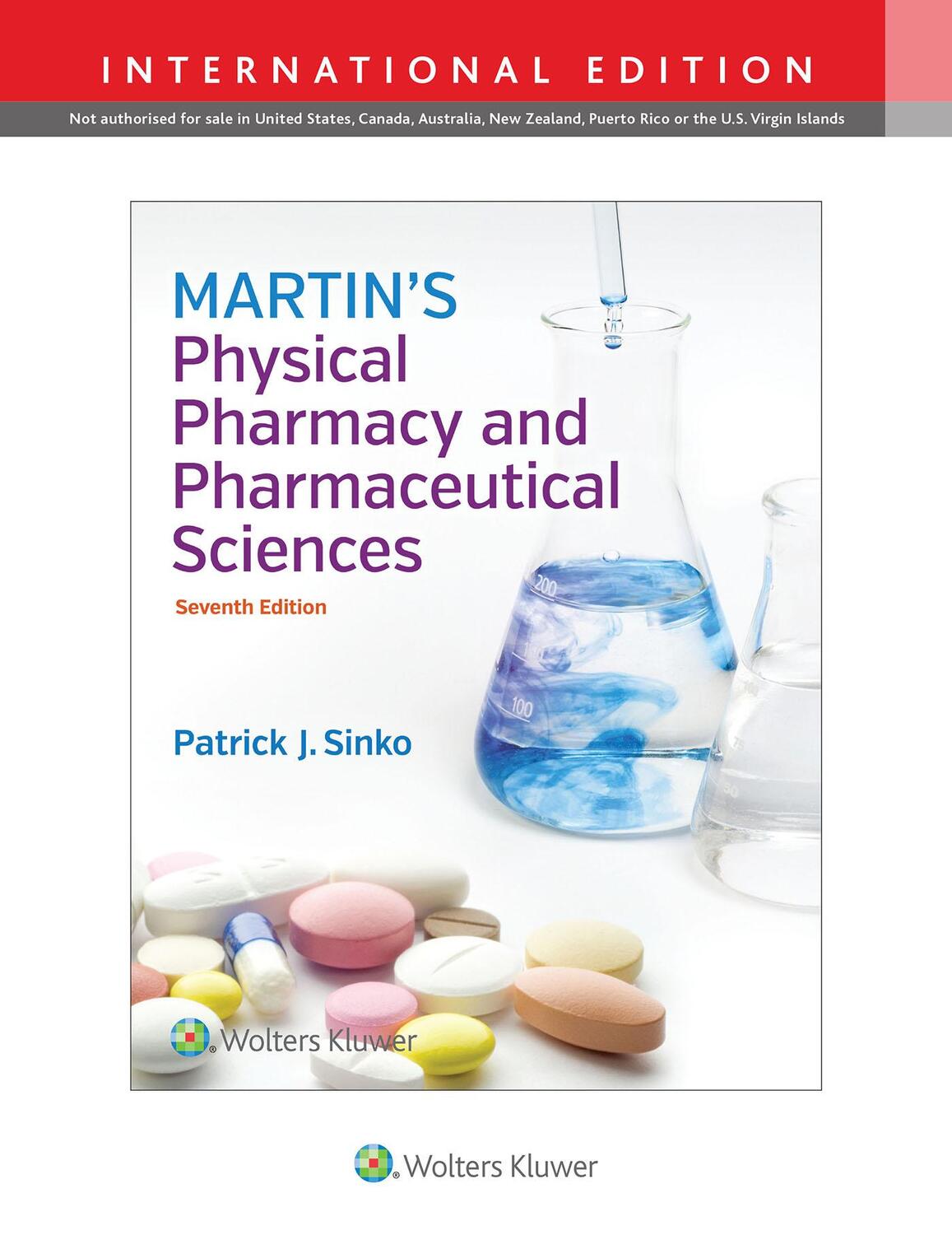 Cover: 9781496353443 | Martin's Physical Pharmacy and Pharmaceutical Sciences | Sinko | 2016