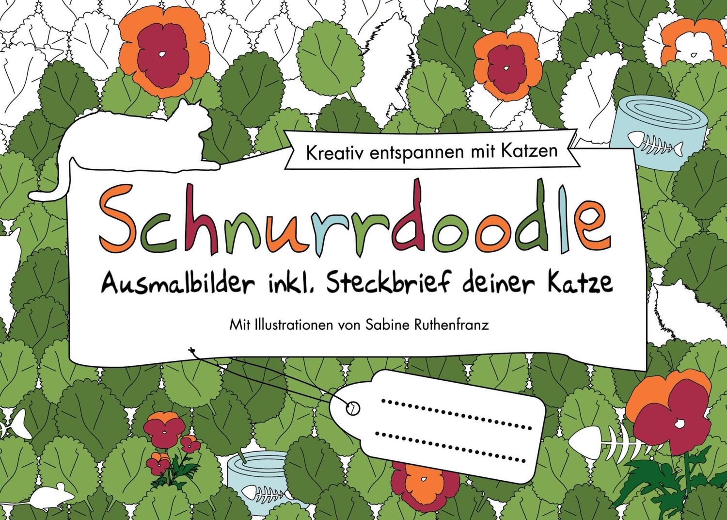 Cover: 9783738641912 | Schnurrdoodle - Ausmalbilder inkl. Steckbrief deiner Katze | Buch