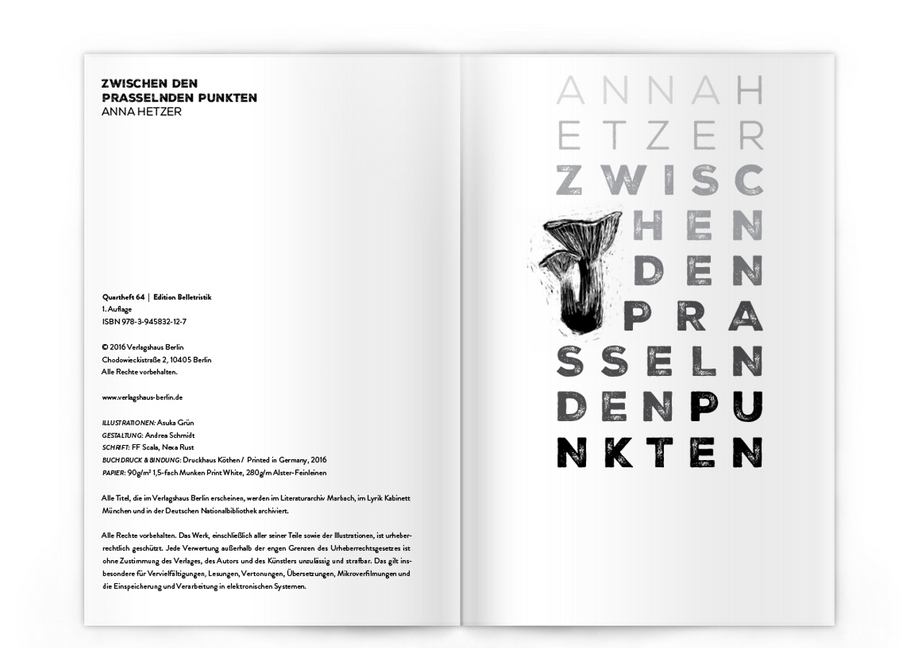 Bild: 9783945832127 | zwischen den prasselnden punkten | Gedichte | Anna Hetzer | Buch