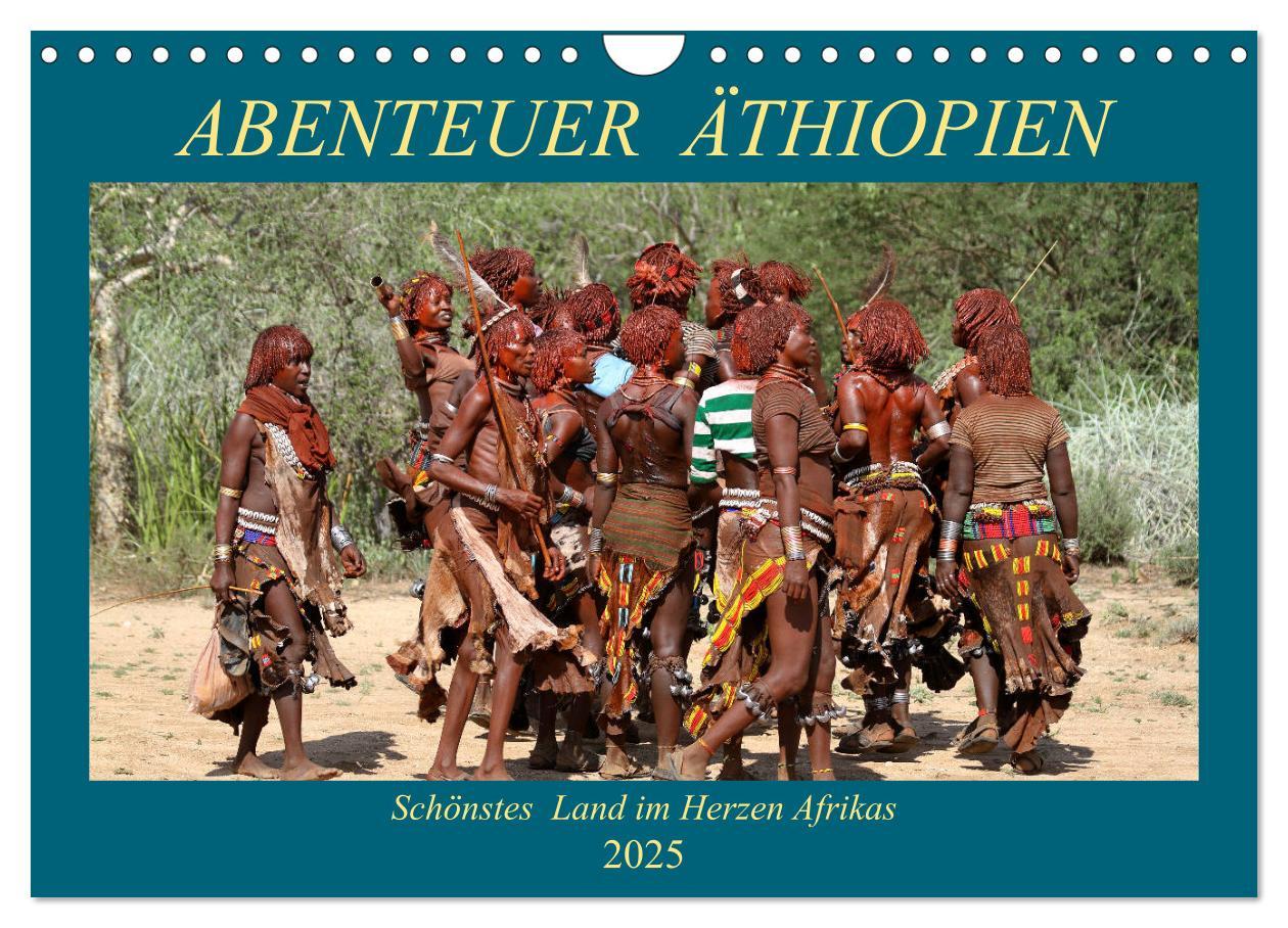 Cover: 9783435342297 | Abenteuer Äthiopien (Wandkalender 2025 DIN A4 quer), CALVENDO...