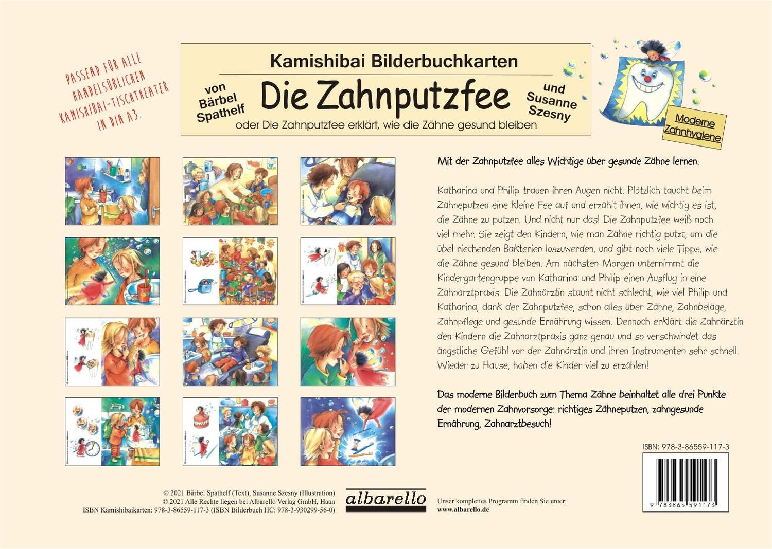 Bild: 9783865591173 | Kamishibai-Bilderbuchkarten 'Die Zahnputzfee' | Bärbel Spathelf | Buch