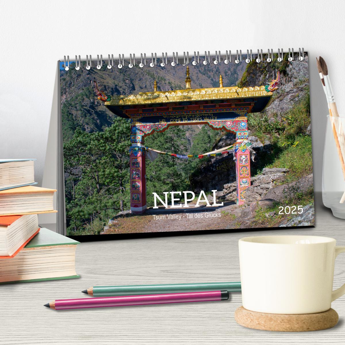 Bild: 9783383836428 | Nepal Tsum Valley - Tal des Glücks (Tischkalender 2025 DIN A5...