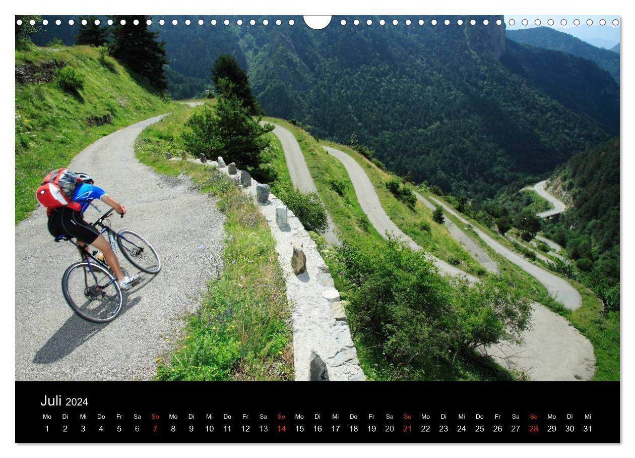 Bild: 9783675771130 | Alpenpässe auf dem Rennrad Vol. 2 (Wandkalender 2024 DIN A3 quer),...