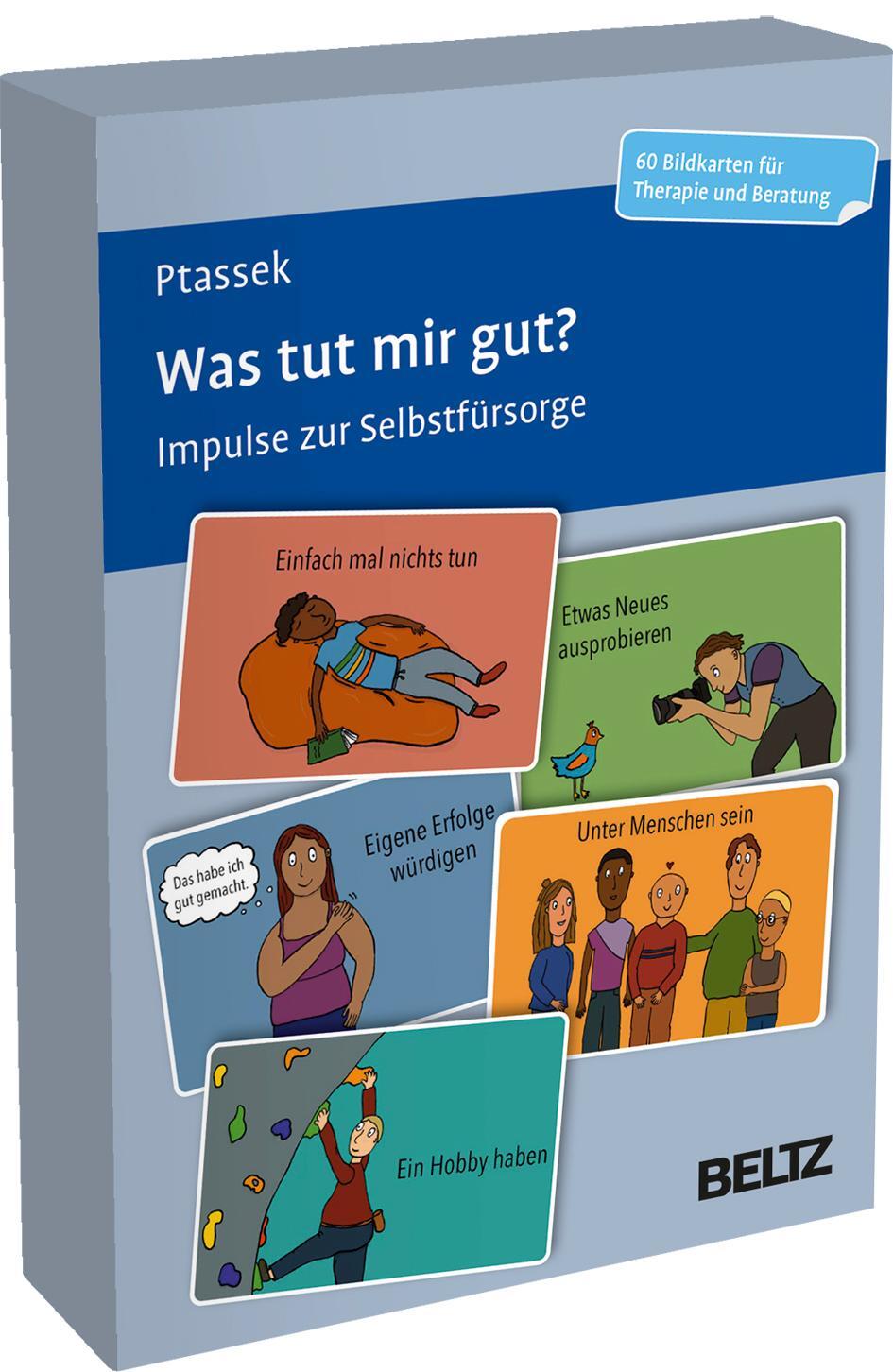 Cover: 4019172101152 | Was tut mir gut? | Henriette Ptassek | Box | BeltzTherapiekarten