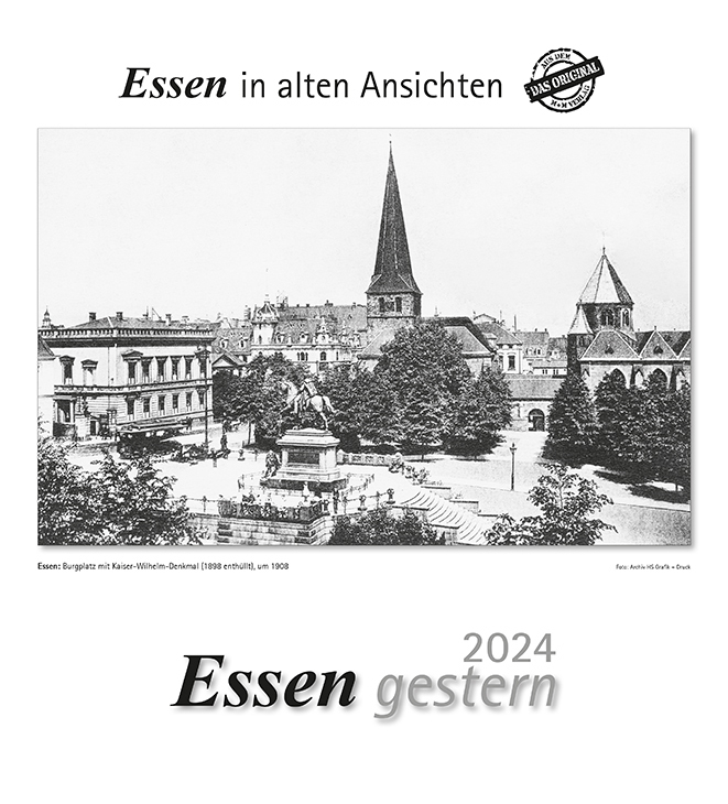 Cover: 9783961665259 | Essen gestern 2024 | Essen in alten Ansichten | Kalender | 13 S.