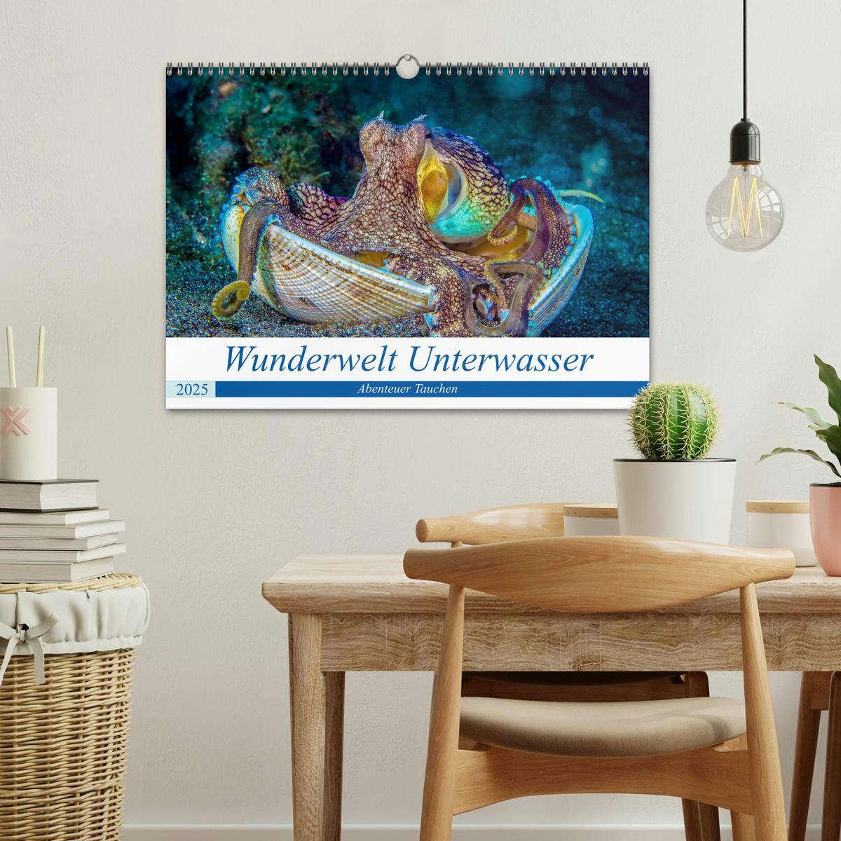 Bild: 9783435293087 | Wunderwelt Unterwasser (Wandkalender 2025 DIN A3 quer), CALVENDO...