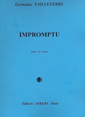 Cover: 9790230800341 | Impromptu pour le piano | Germaine Tailleferre | Buch