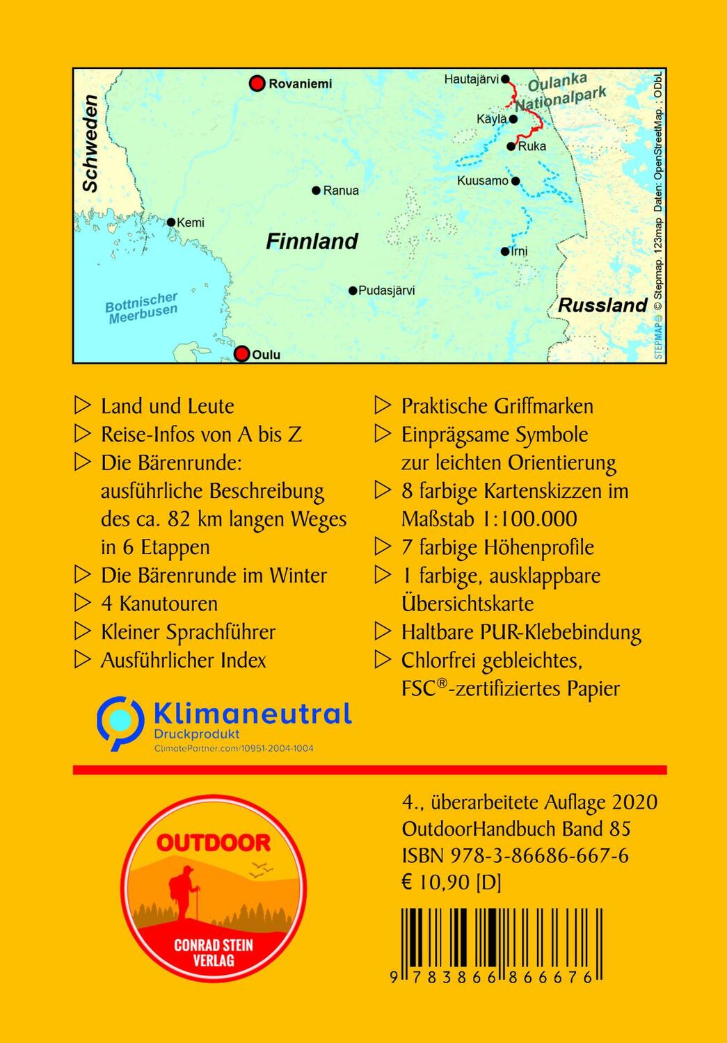 Rückseite: 9783866866676 | Finnland: Bärenrunde | Michael Hennemann | Taschenbuch | Deutsch