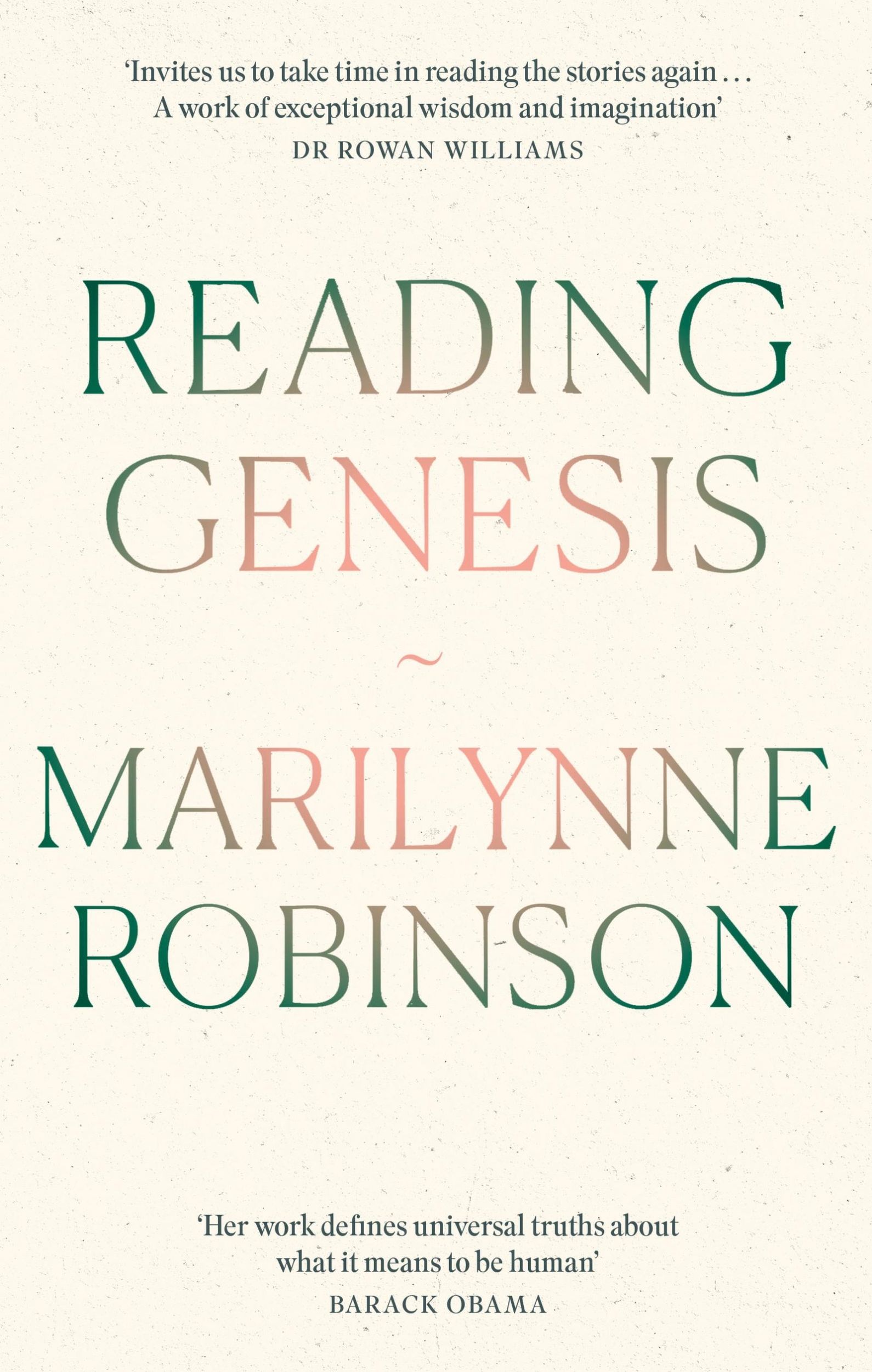 Cover: 9780349018751 | Reading Genesis | Marilynne Robinson | Taschenbuch | Englisch | 2025