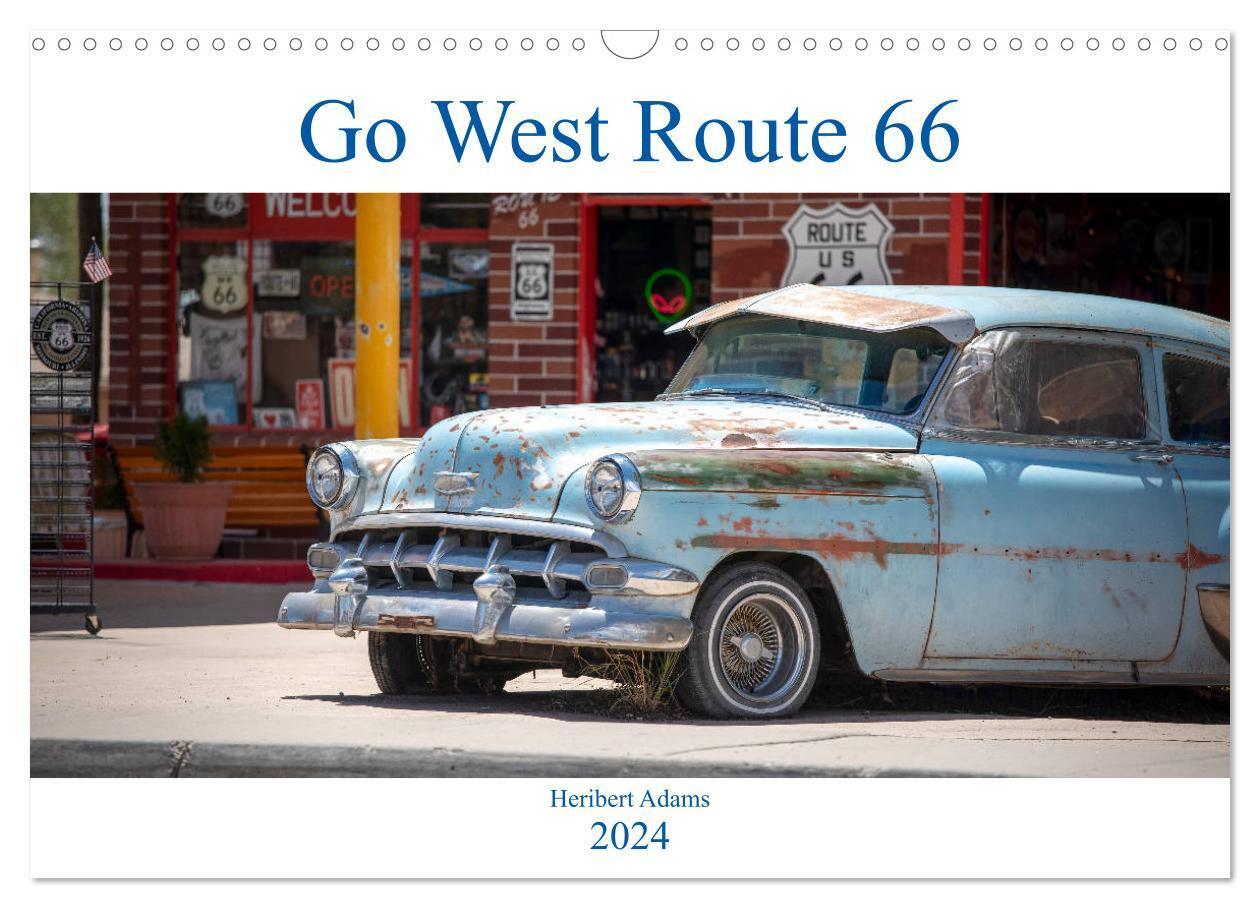 Cover: 9783383071256 | Go west Route 66 (Wandkalender 2024 DIN A3 quer), CALVENDO...