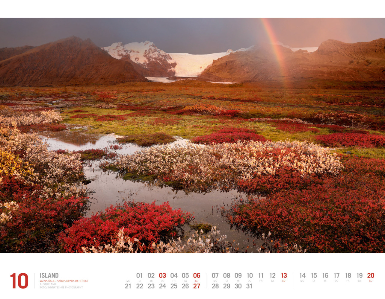 Bild: 9783838424545 | Island - Unterwegs zwischen Gletschern und Geysiren Kalender 2024