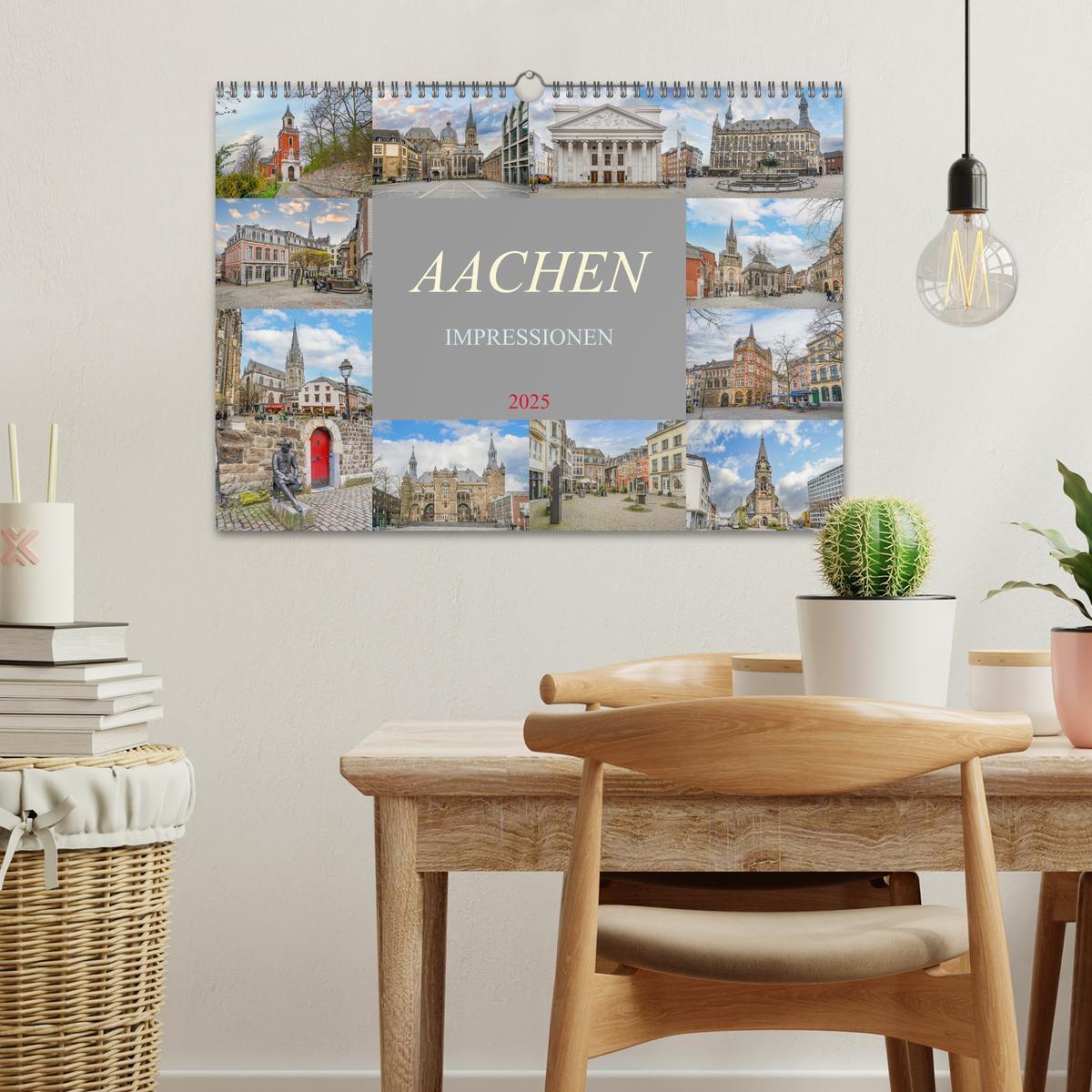 Bild: 9783383832918 | Aachen Impressionen (Wandkalender 2025 DIN A3 quer), CALVENDO...