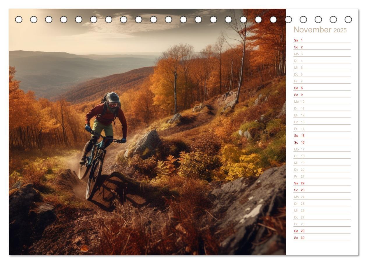 Bild: 9783383910425 | Mit dem Mountainbike durch die Welt (Tischkalender 2025 DIN A5...