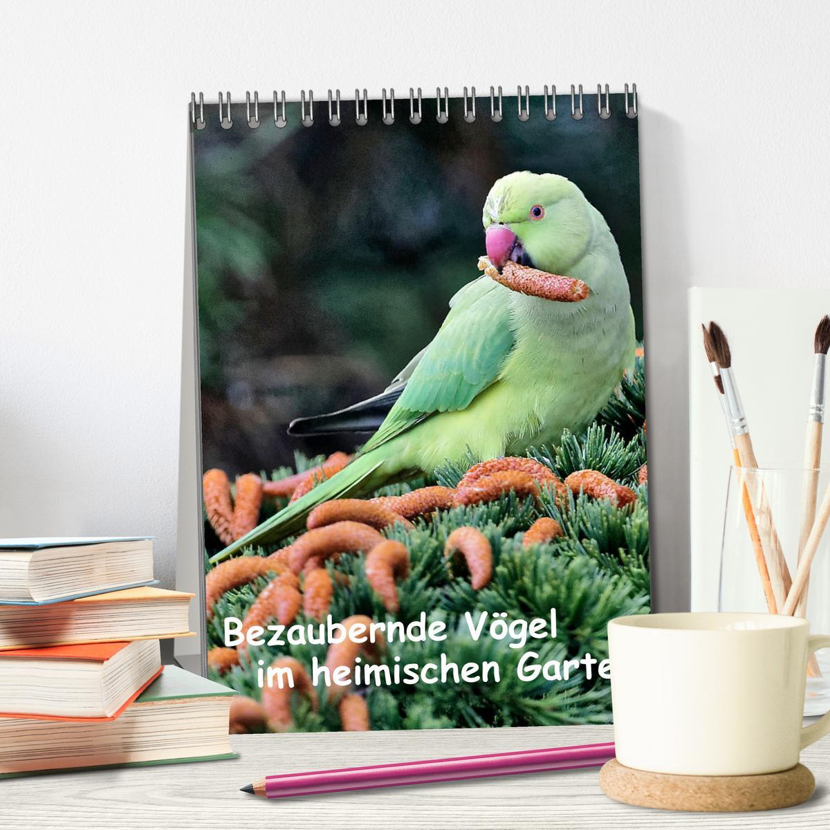 Bild: 9783457007334 | Bezaubernde Vögel im heimischen Garten (Tischkalender 2025 DIN A5...