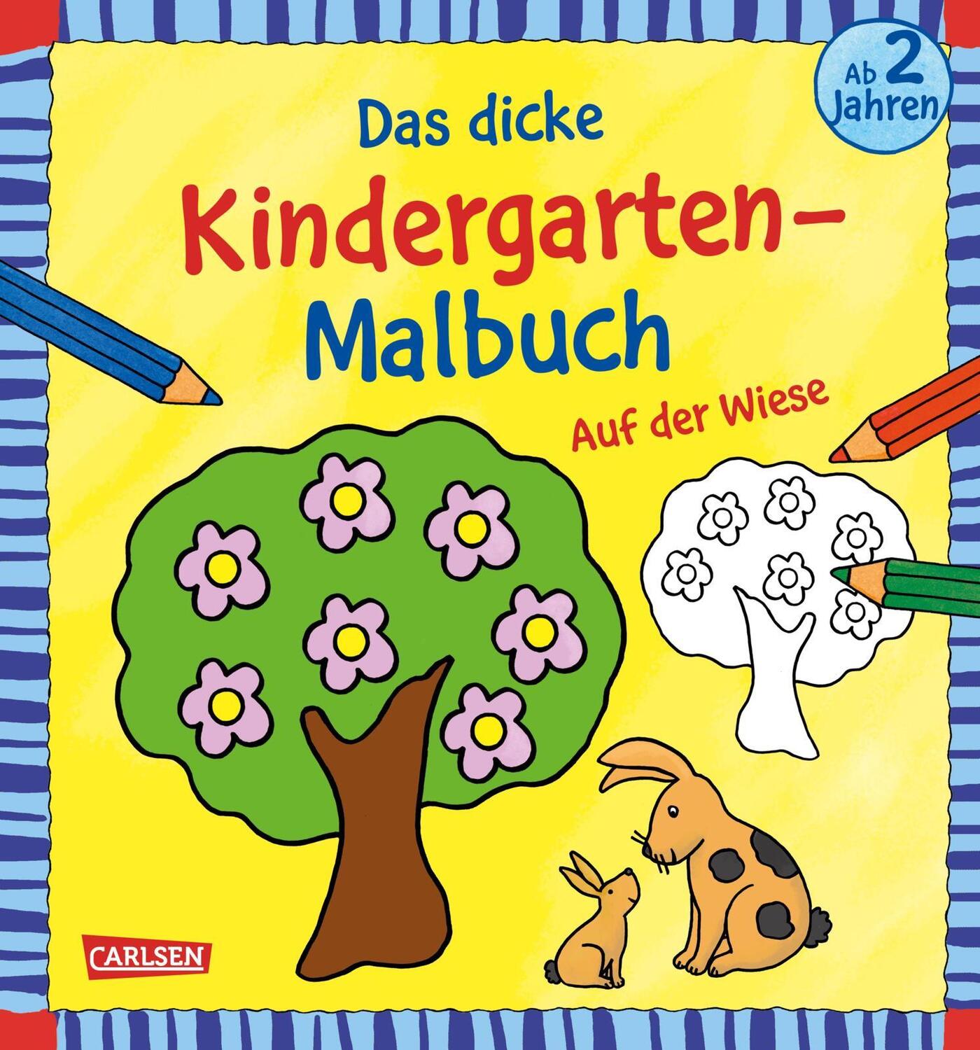 Cover: 9783551191328 | Ausmalbilder für Kita-Kinder: Das dicke Kindergarten-Malbuch: Auf...