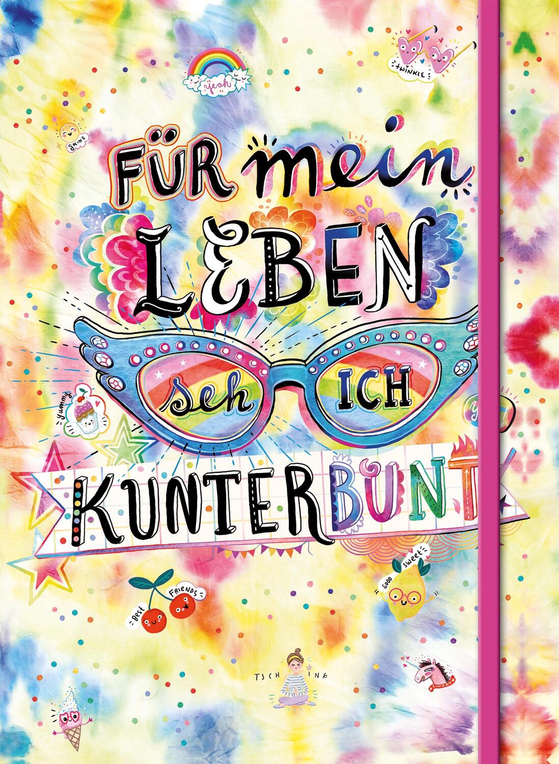 Cover: 9783401607078 | Für mein Leben seh ich kunterbunt (Notizbuch No. 2 Emma Flint). DIN...