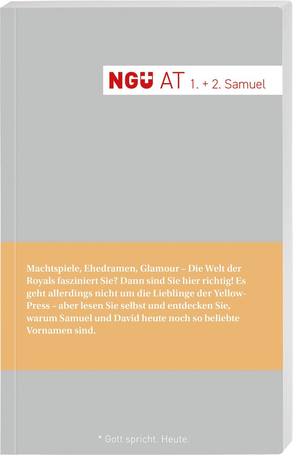 Cover: 9783438013170 | NGÜ.AT. Das erste und zweite Buch Samuel | Neue Genfer Übersetzung