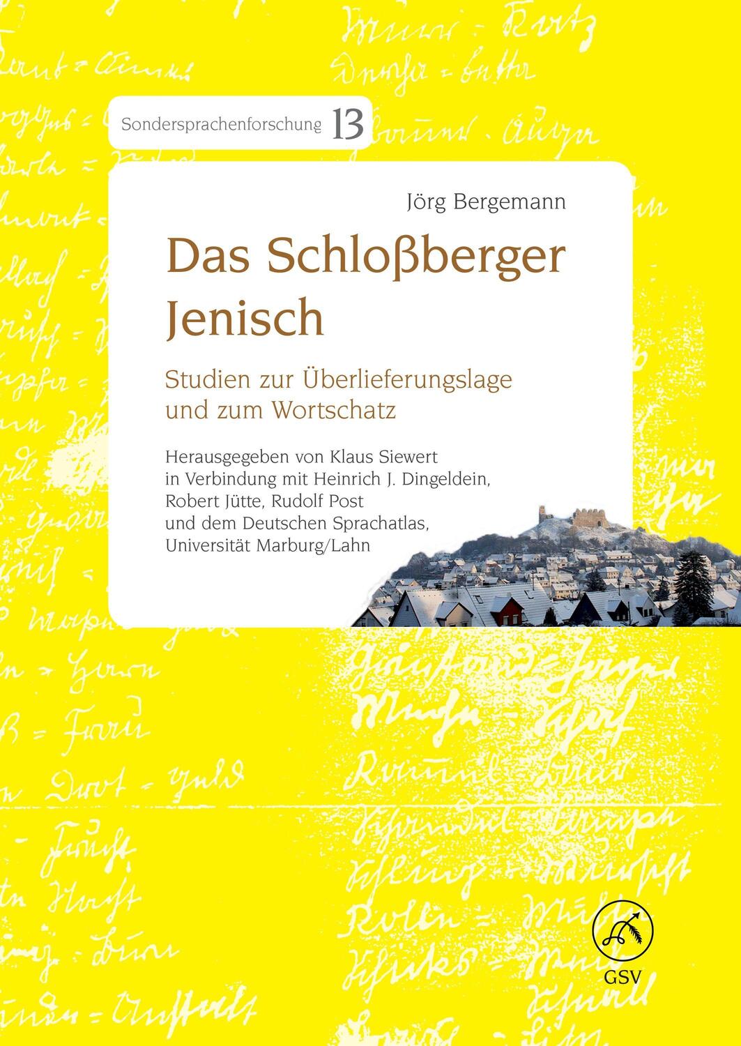 Cover: 9783967693409 | Das Schloßberger Jenisch | Jörg Bergemann | Taschenbuch | 148 S.