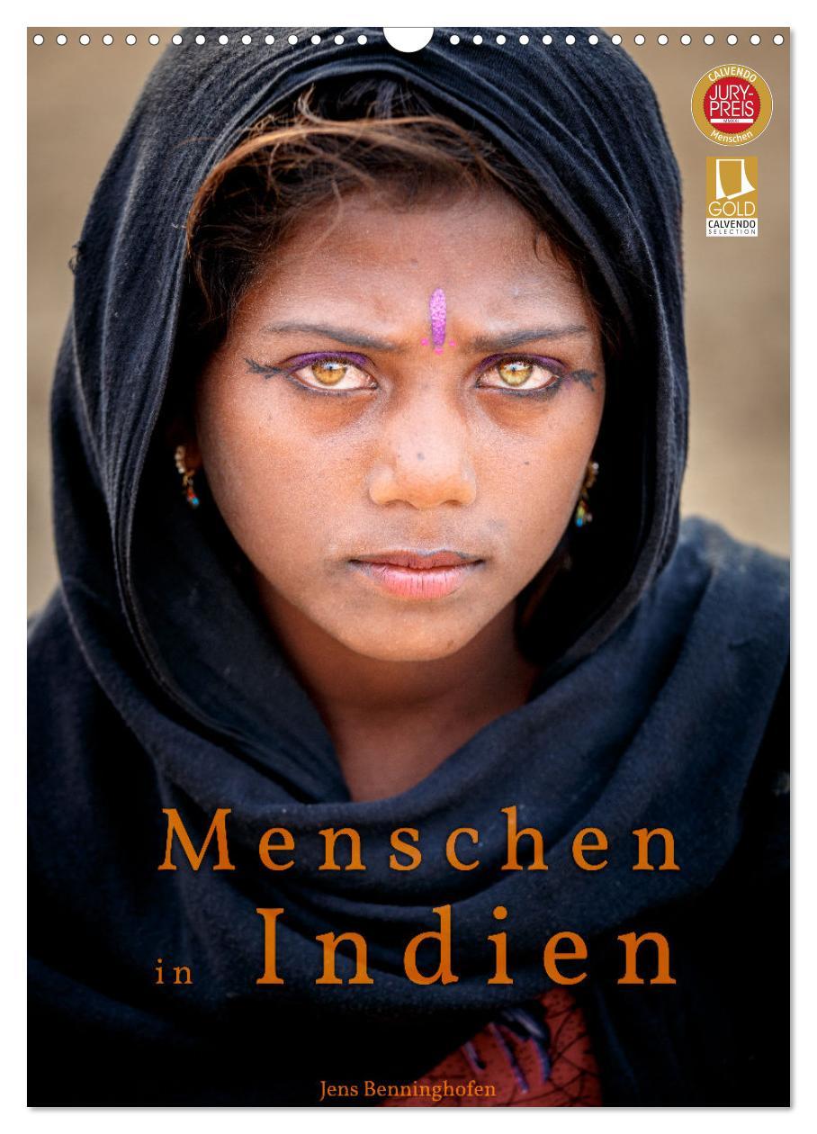 Cover: 9783435914098 | Menschen in Indien (Wandkalender 2025 DIN A3 hoch), CALVENDO...