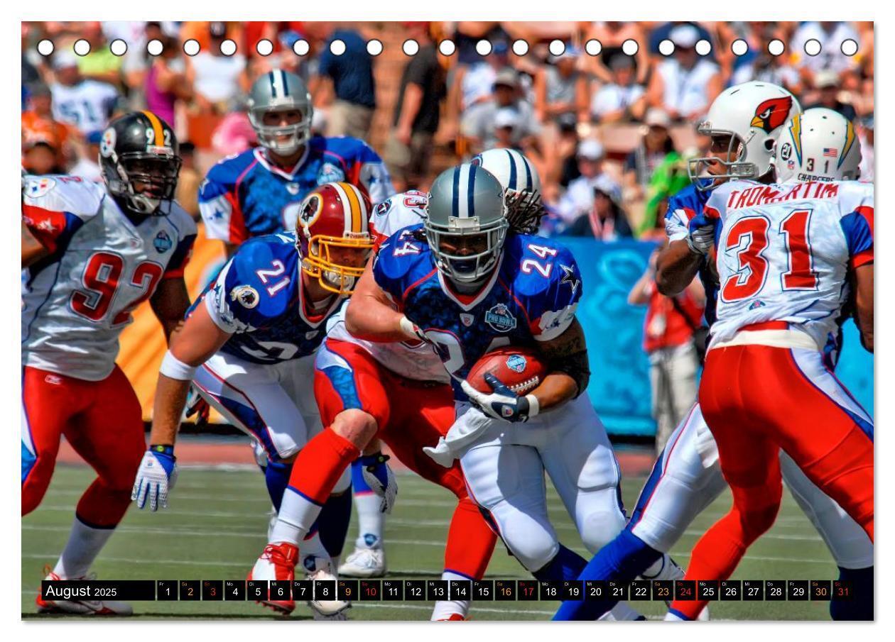 Bild: 9783435595679 | Kraft und Taktik - American Football (Tischkalender 2025 DIN A5...