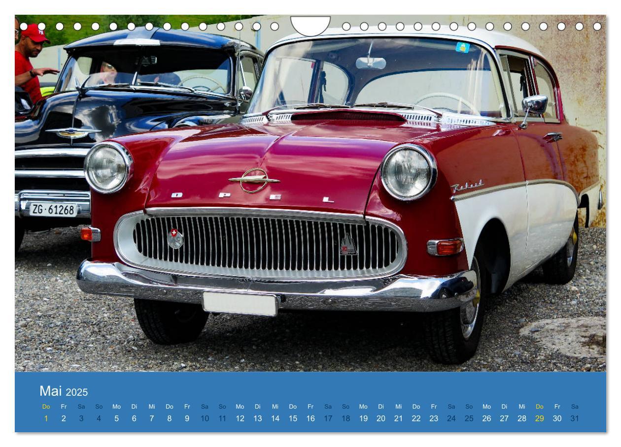 Bild: 9783435127559 | Opel Classics (Wandkalender 2025 DIN A4 quer), CALVENDO Monatskalender