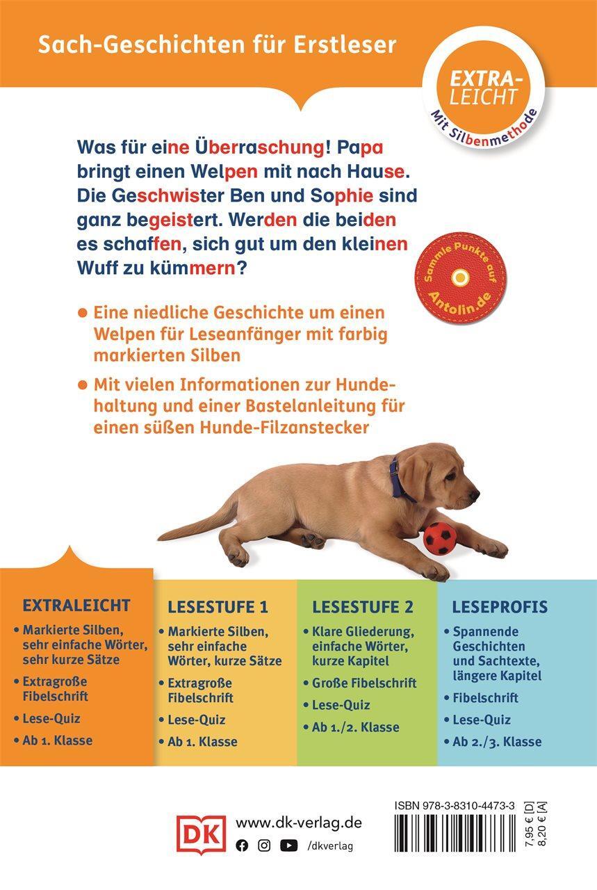 Rückseite: 9783831044733 | SUPERLESER! Willkommen, kleiner Hund! | Judith Walker-Hodge | Buch